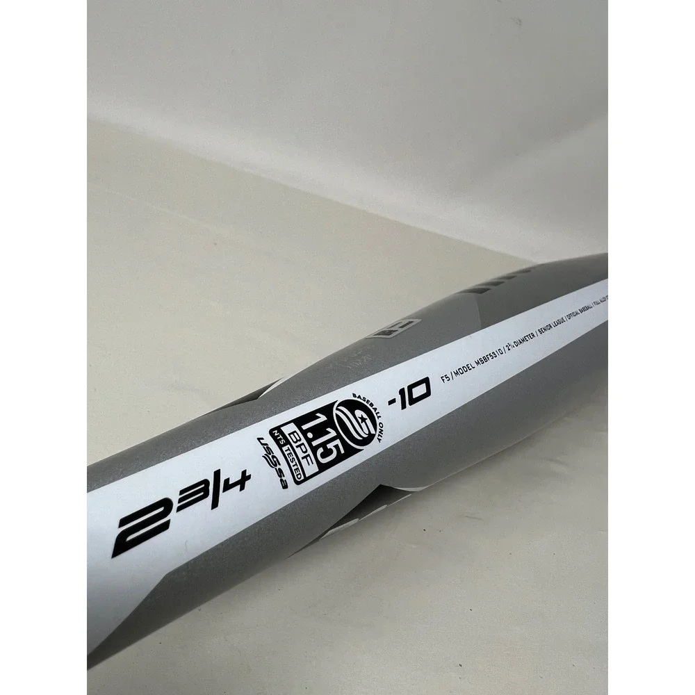 Marucci F5 Baseball Bat Snr League 29/19 2 3/4 -10 Slvr/Black MSBF5310 1.15 BPF - Picture 3 of 16